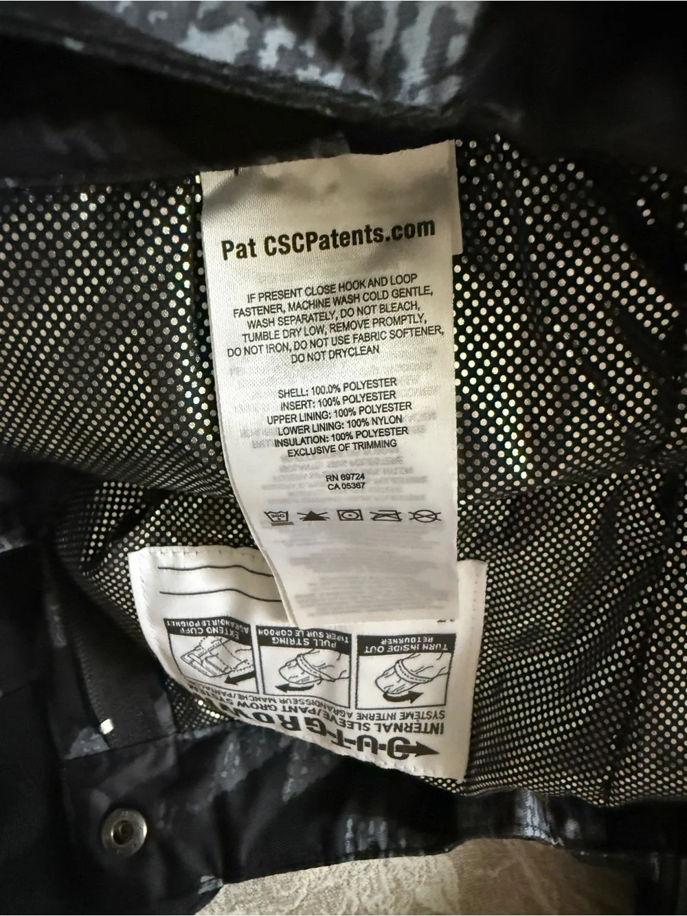 Columbia Kids Black & Gray Geometric Snow Pants