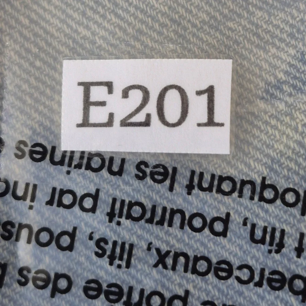 Levis hems shown e201