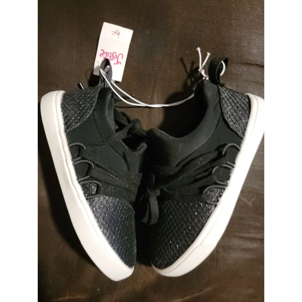 Justice black shoes
