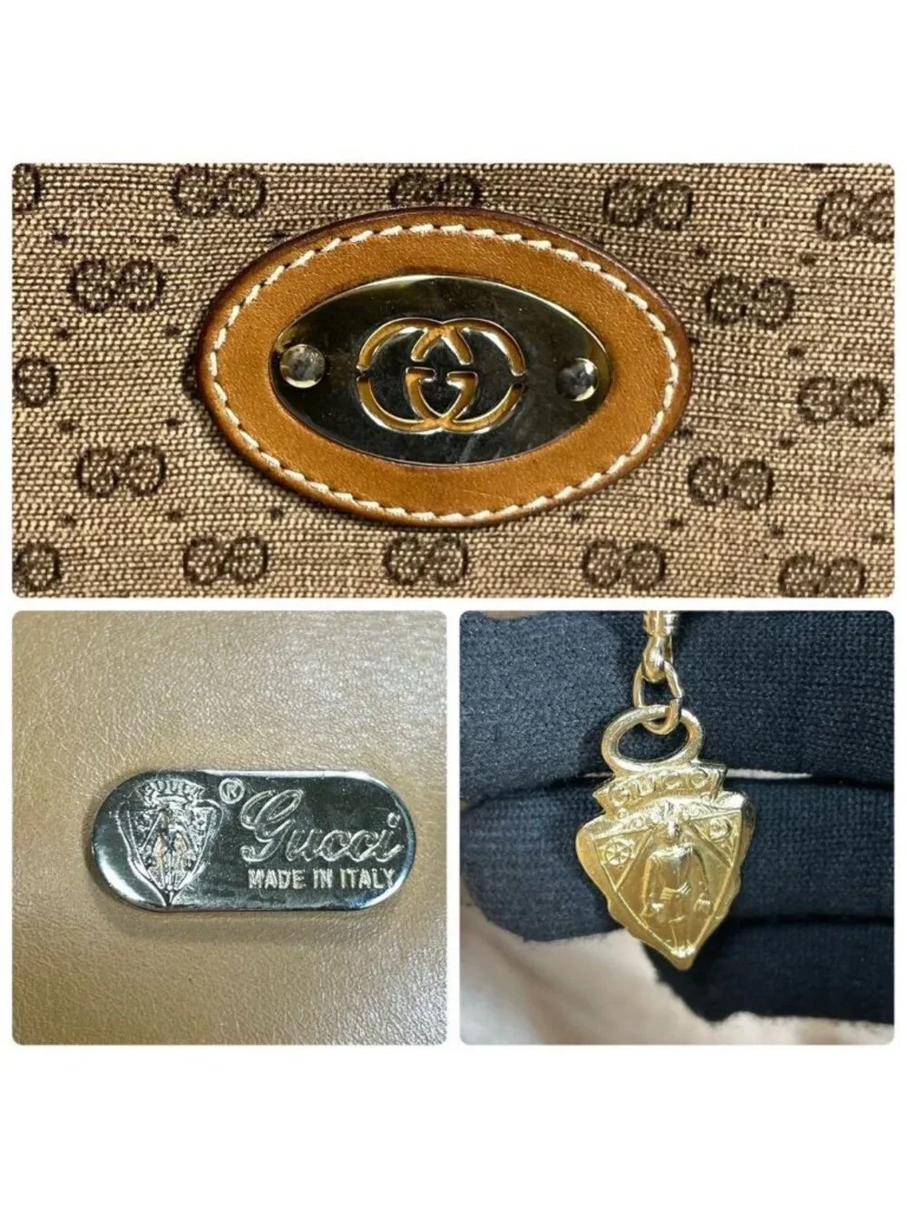 Gucci gg leather