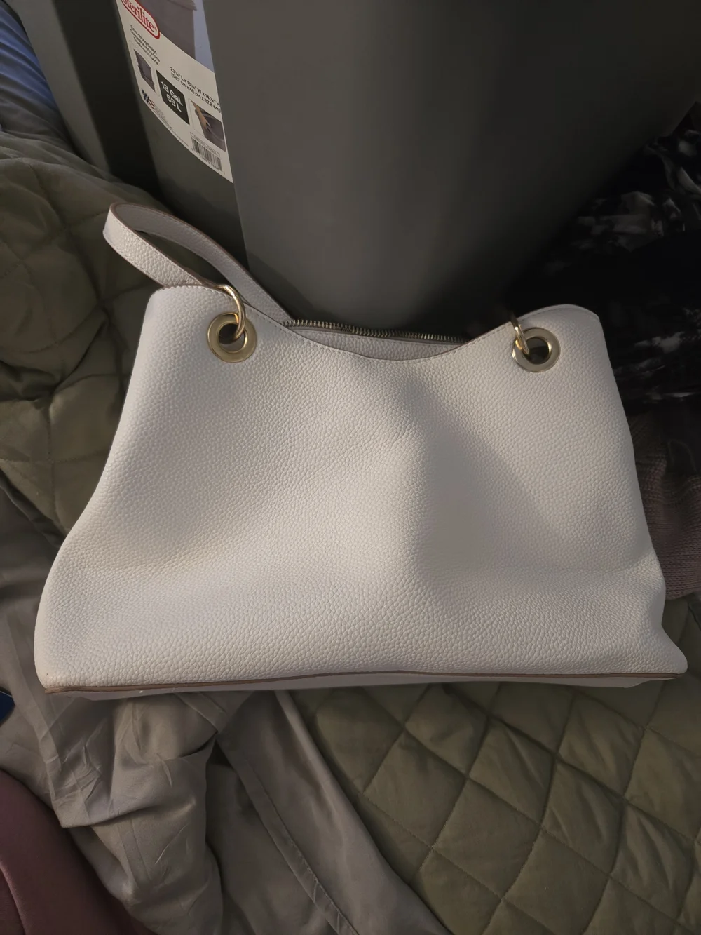 Nanette Lepore cream pebbled
