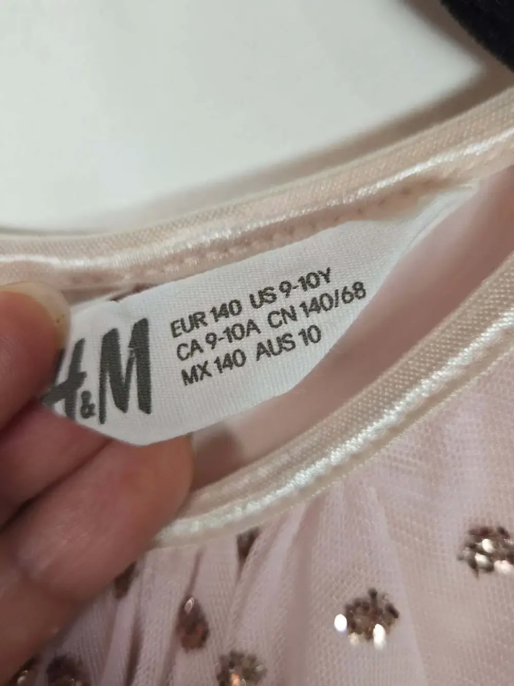 H&M pale blush