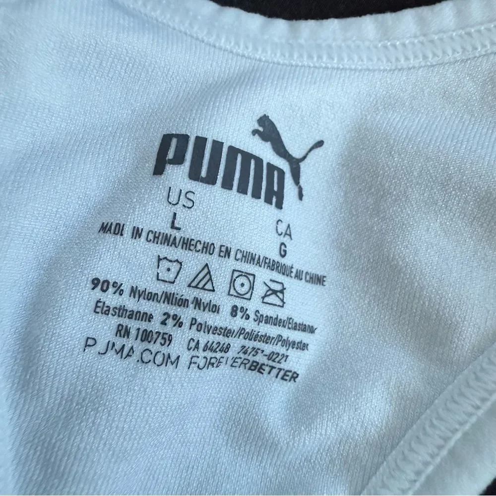 Puma white iconic