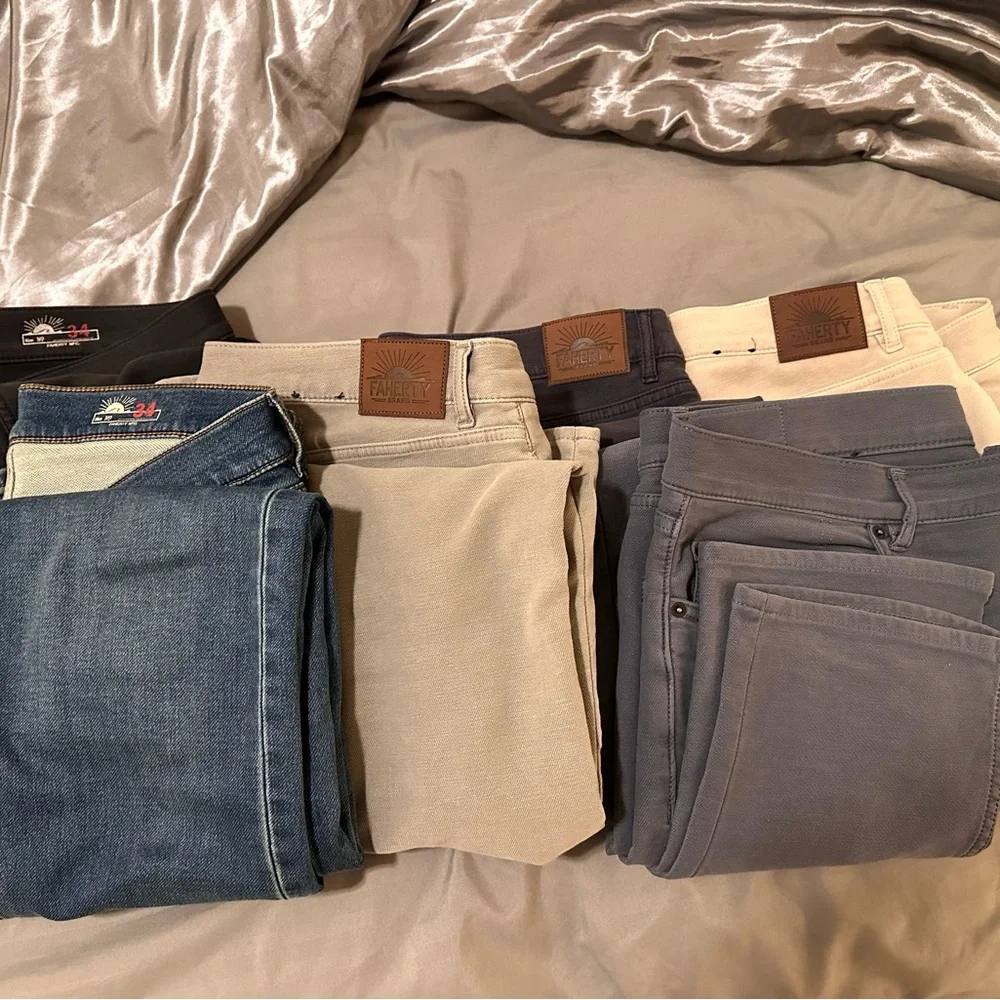 Faherty Stretch Terry Pant Multiple colours Size 34*30