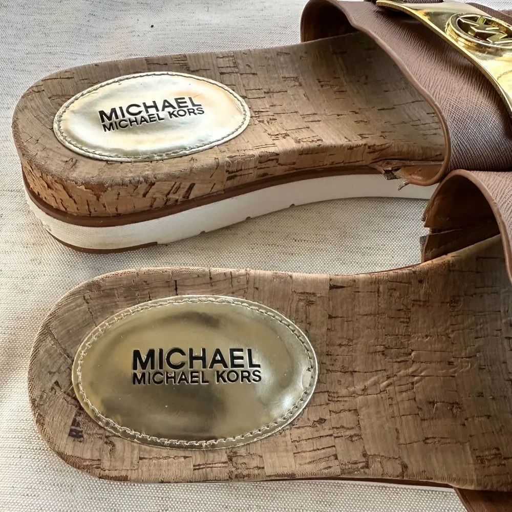 Michael Kors kork footbed