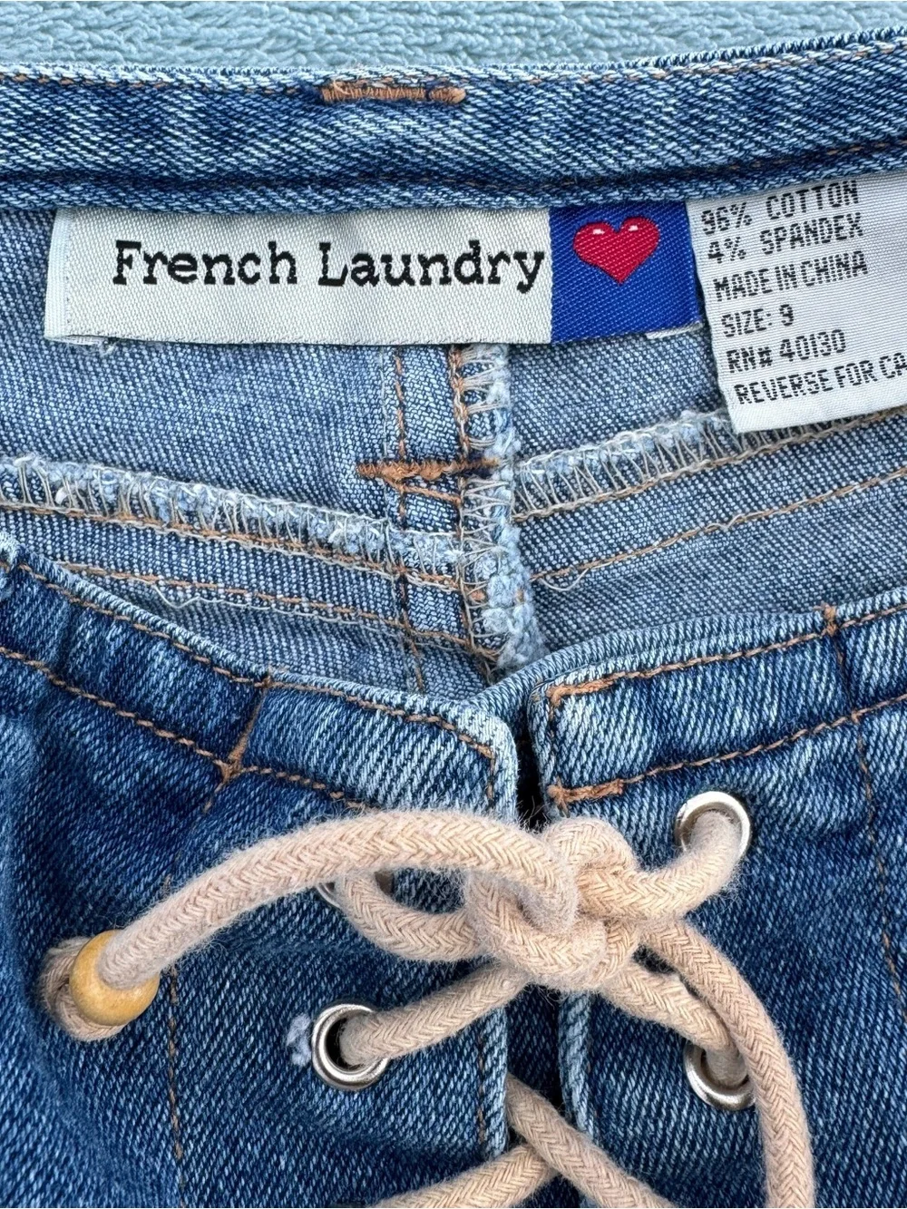 French Laundry flared denim