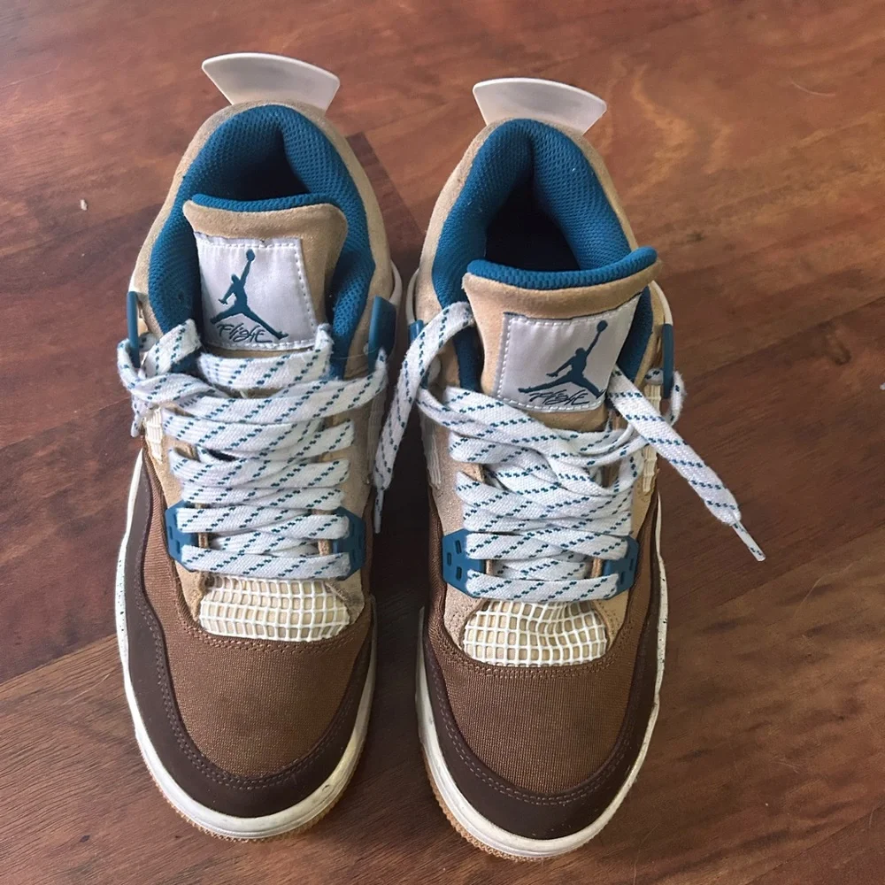 Nike Jordan Kids' Brown and Teal Retro Sneakers