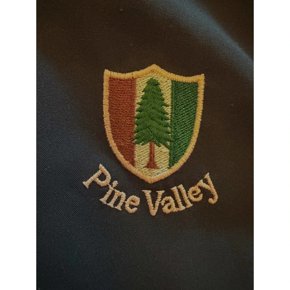 Zero Restriction Pine Valley Golf Windshirt Pullover Green Mens Large USA Made