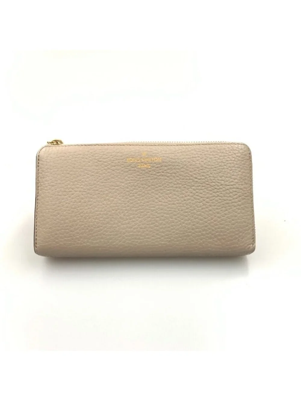 Louis Vuitton Portefeuille Comet L-shaped Zipper Wallet Beige