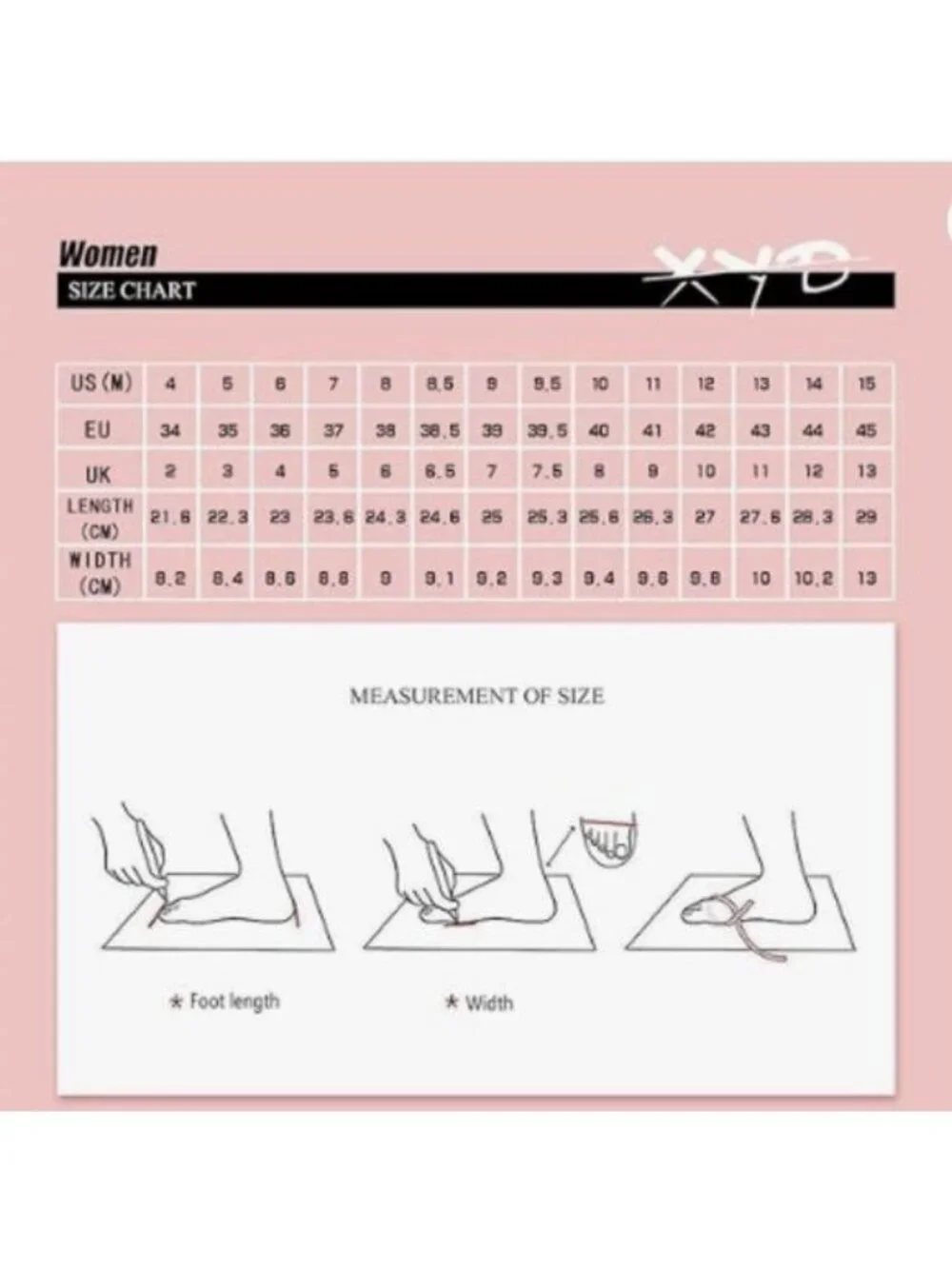 XYD women pointed