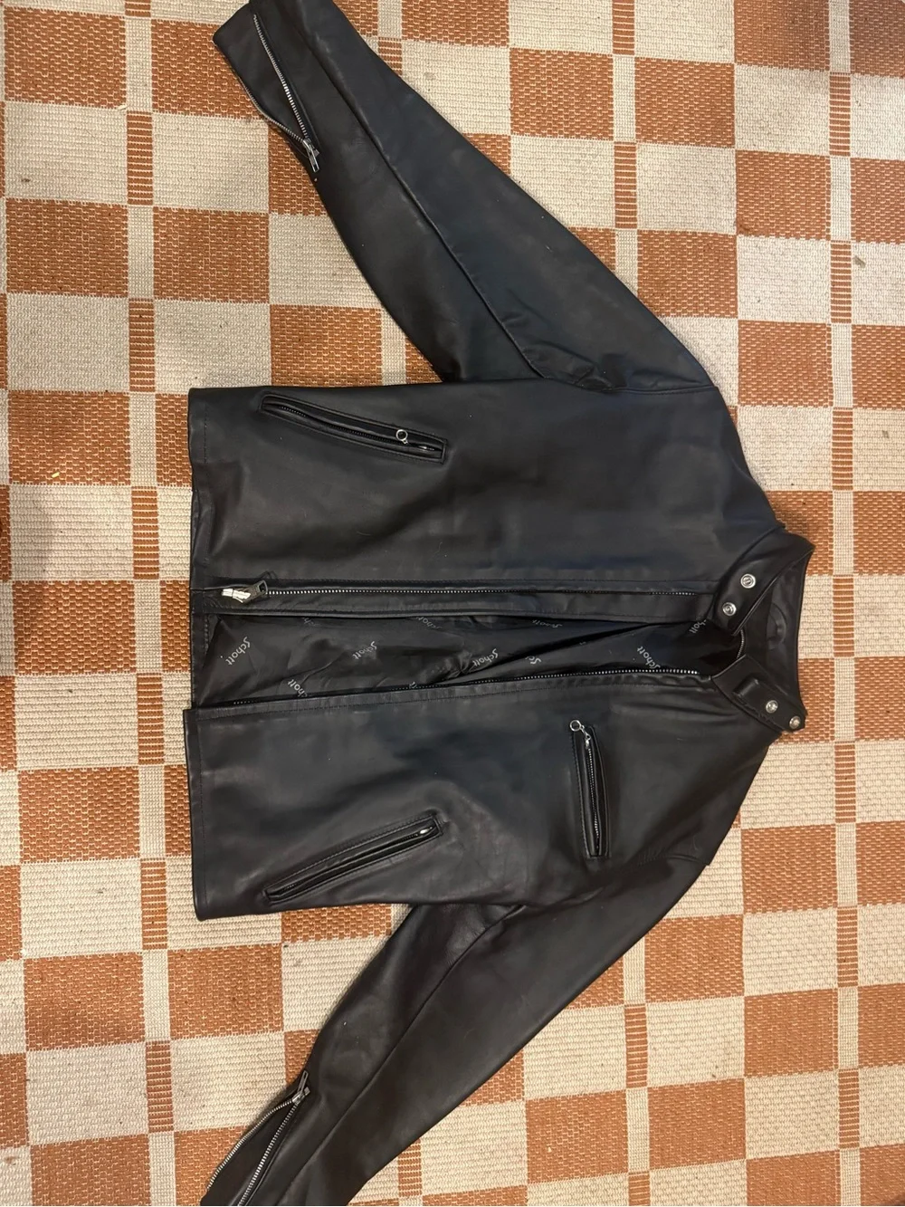 Schott easily leather