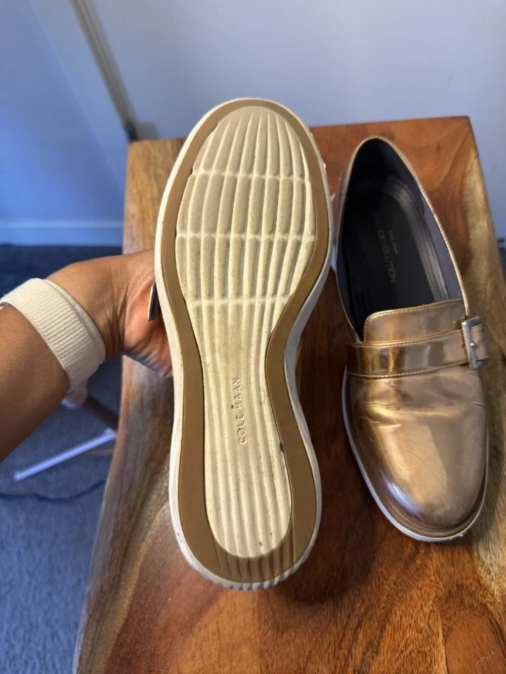 Cole Haan gold bronze