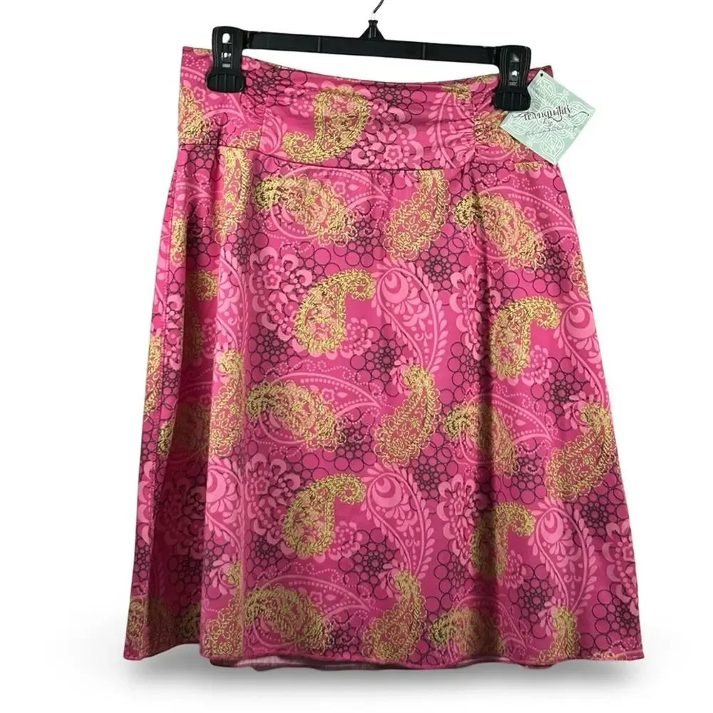Tranquility by Colorado‎ Clothing A-Line Skirt Size Small Paisley Swing Outdoor