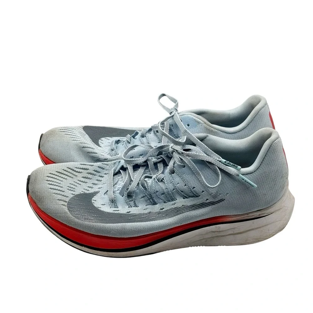 Nike Zoom Fly Running Shoes Sneakers Woman's Size 8.5 Ice‎ Blue Style 897821-401