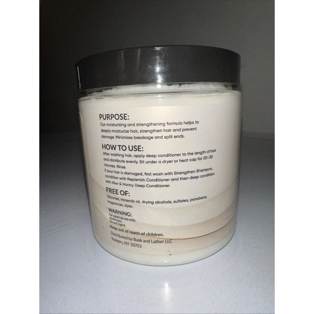 Bask & Lather mask honey conditioner