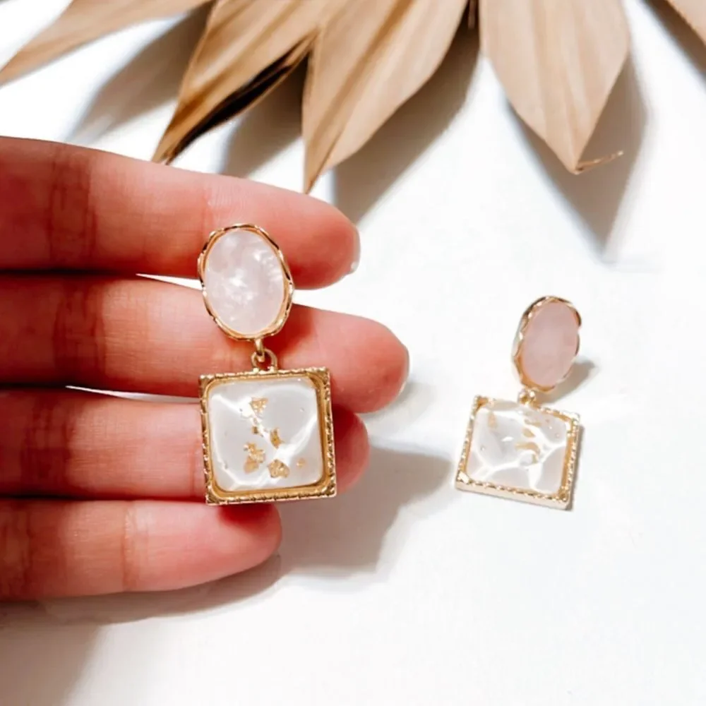 Anthropologie pink white