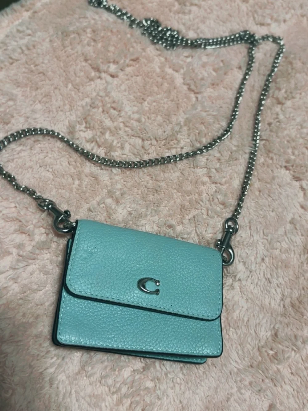 Coach pebble leather