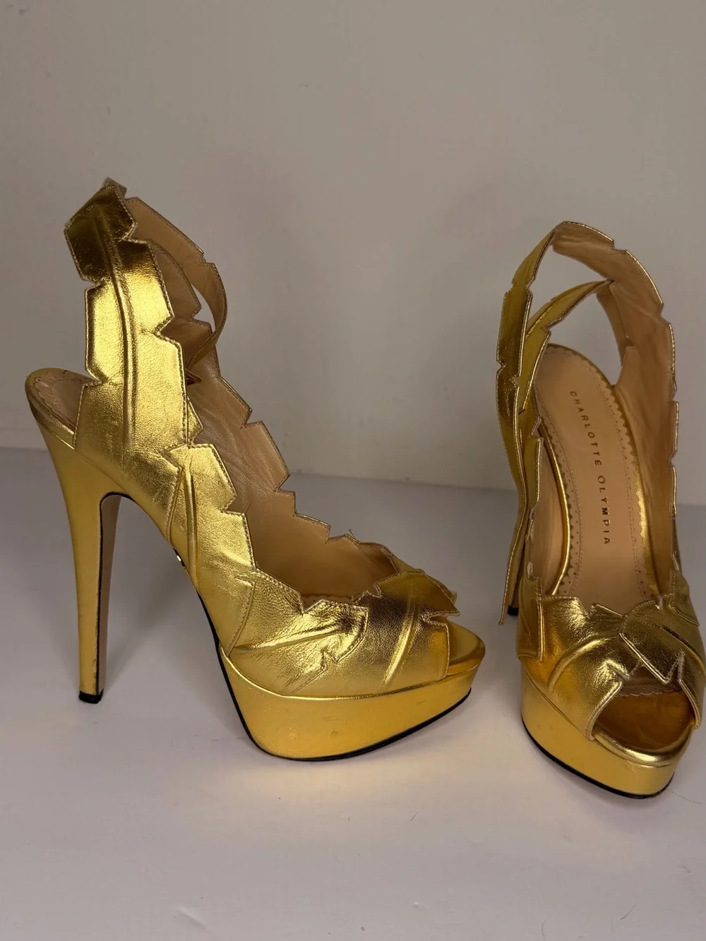 Charlotte Olympia striking gold