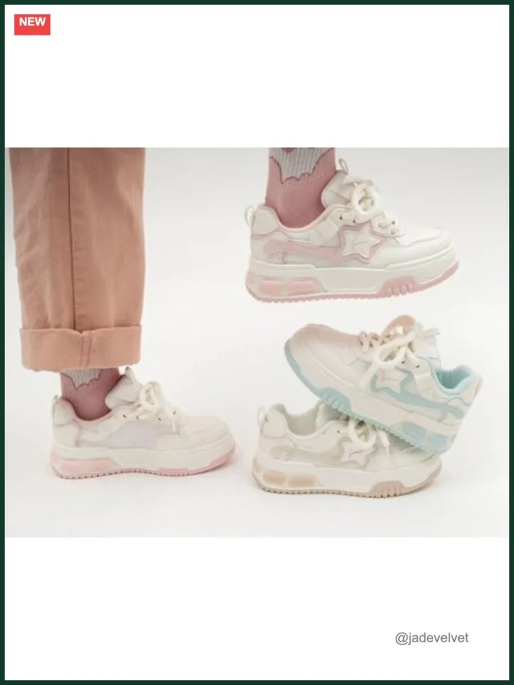 Y2K Walking Sneakers Platform Chunky Sport Shoes