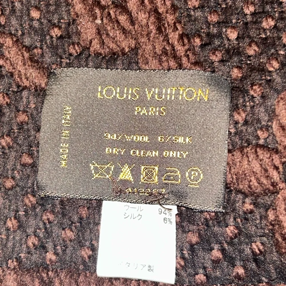 Louis Vuitton Brown Logomania‎ Scarf