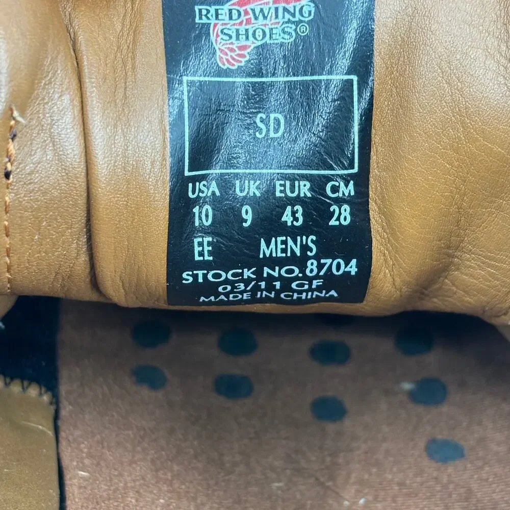 Red Wing Shoes firm #8704