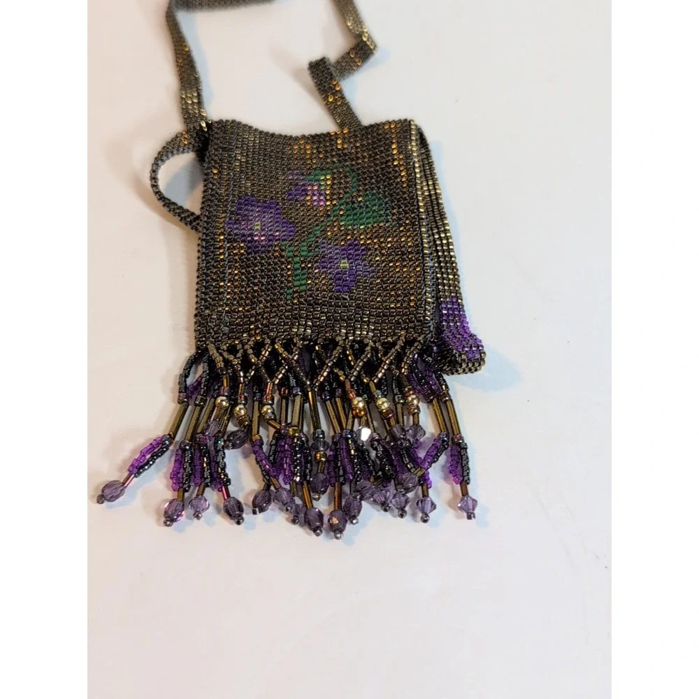 Handmade card necklace