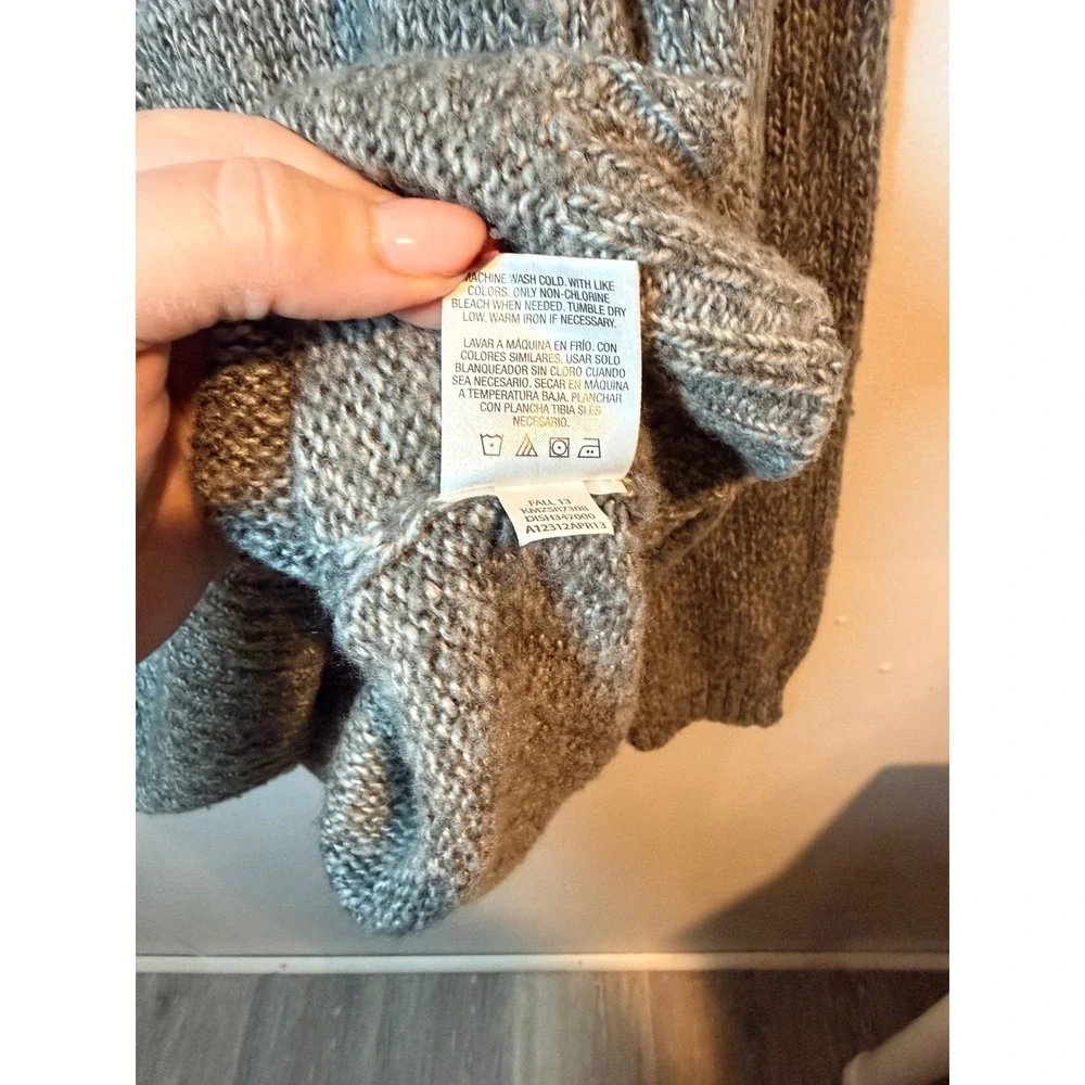 David Taylor Collection Mens XL Gray‎ Speckled Knit V Neck Pullover Sweater