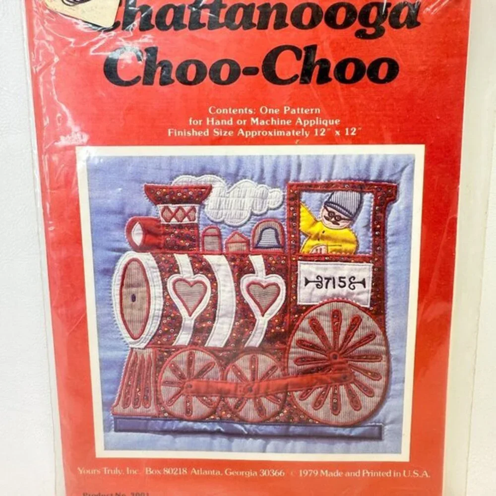 Yours‎ Truly Chattanooga Choo-Choo Applique Quilt Pattern
