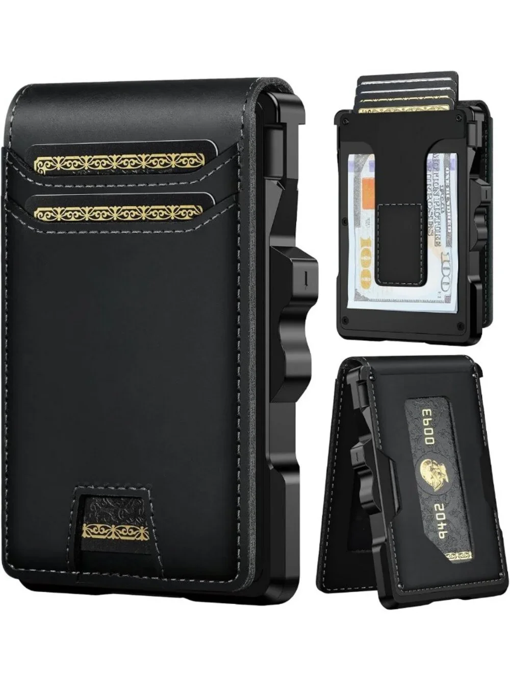 Slim RFID Leather Wallet for Men | Genuine Minimalist Design, Compact & Stylish