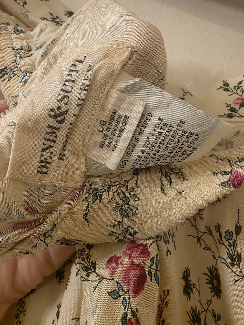 Ralph Lauren cream line