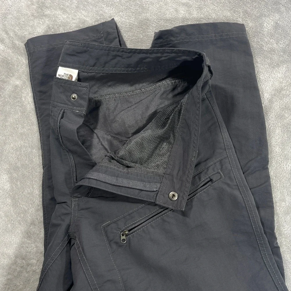 The North Face‎ Hiking Pants Mens 36x28 Dark Gray Charcoal Outdoor Cargo