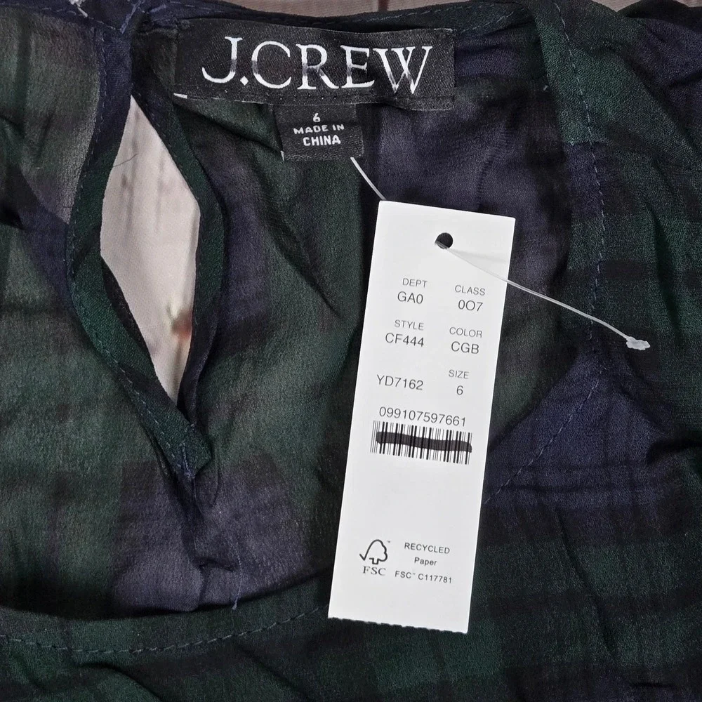 J. Crew crew chiffon