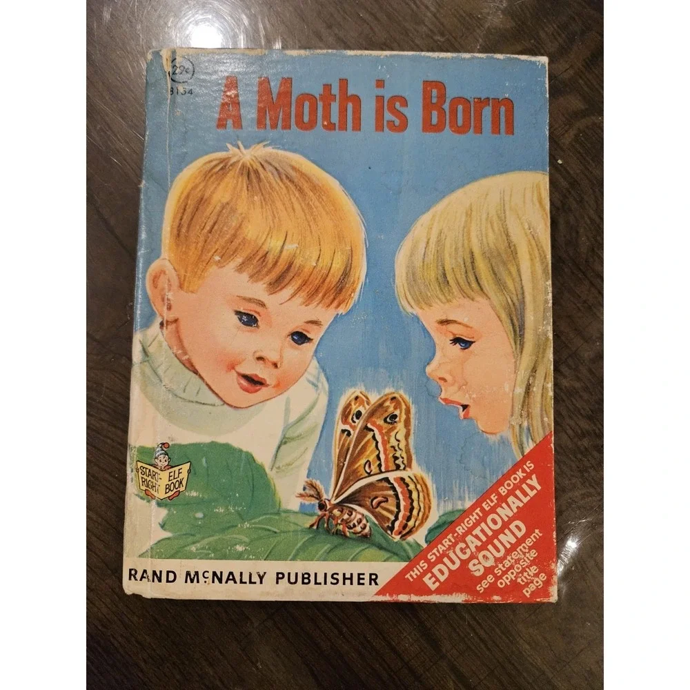 A Moth Is Born Rand McNally Elf‎ Book Vintage 1967