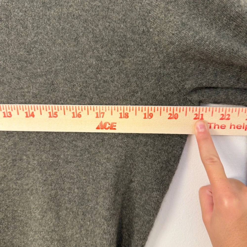 Cremieux 100% Cashmere V-Neck Sweater Mens Medium Olive Heather NWT Classic