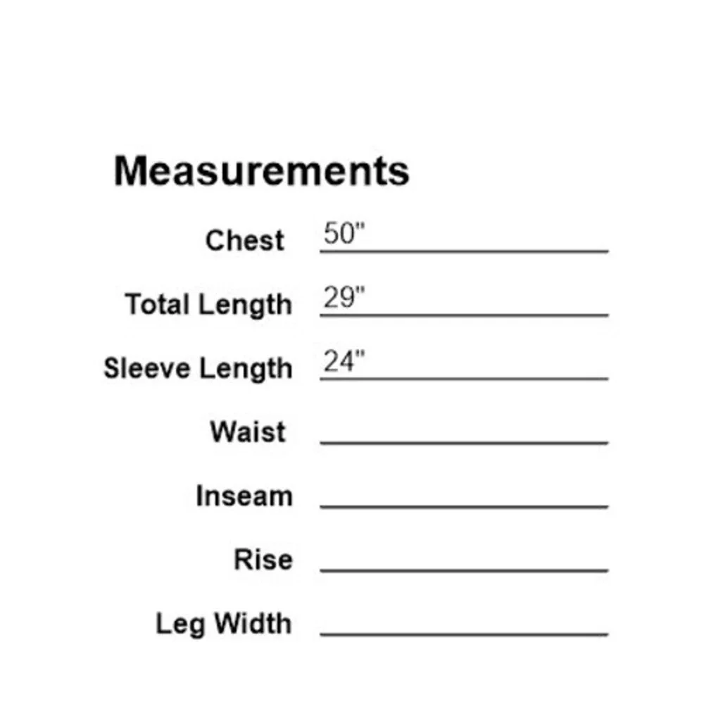 Magaschoni measurements chest