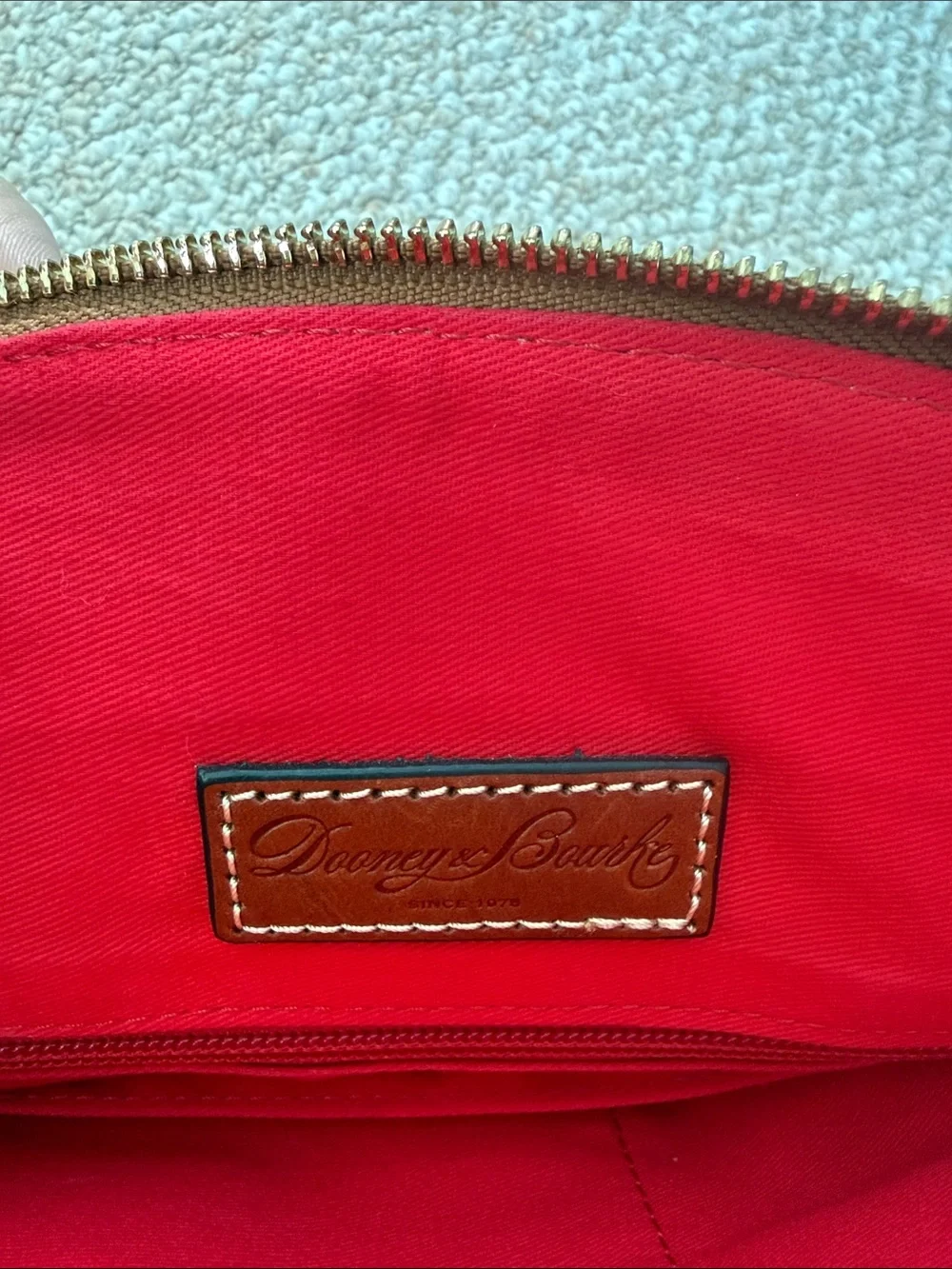 Dooney & Bourke structured pebble