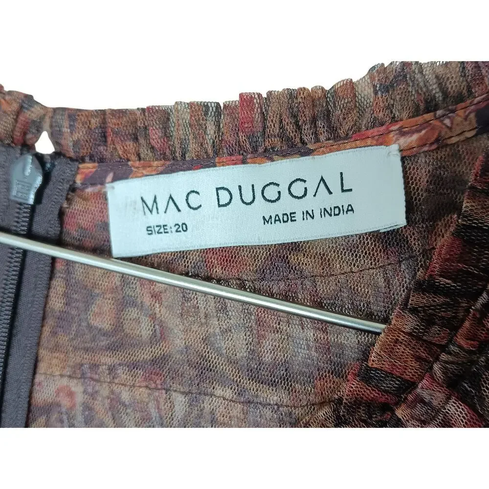Mac Duggal measurements approximate
