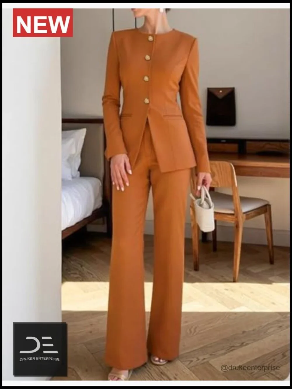 N/A polished blazer