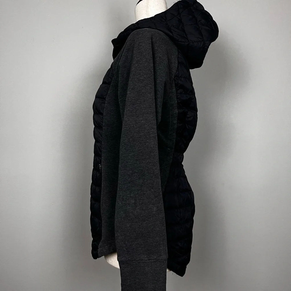 Women's The North Face‎ Endeavor Thermoball Black & Gray Hooded Jacket SZ S