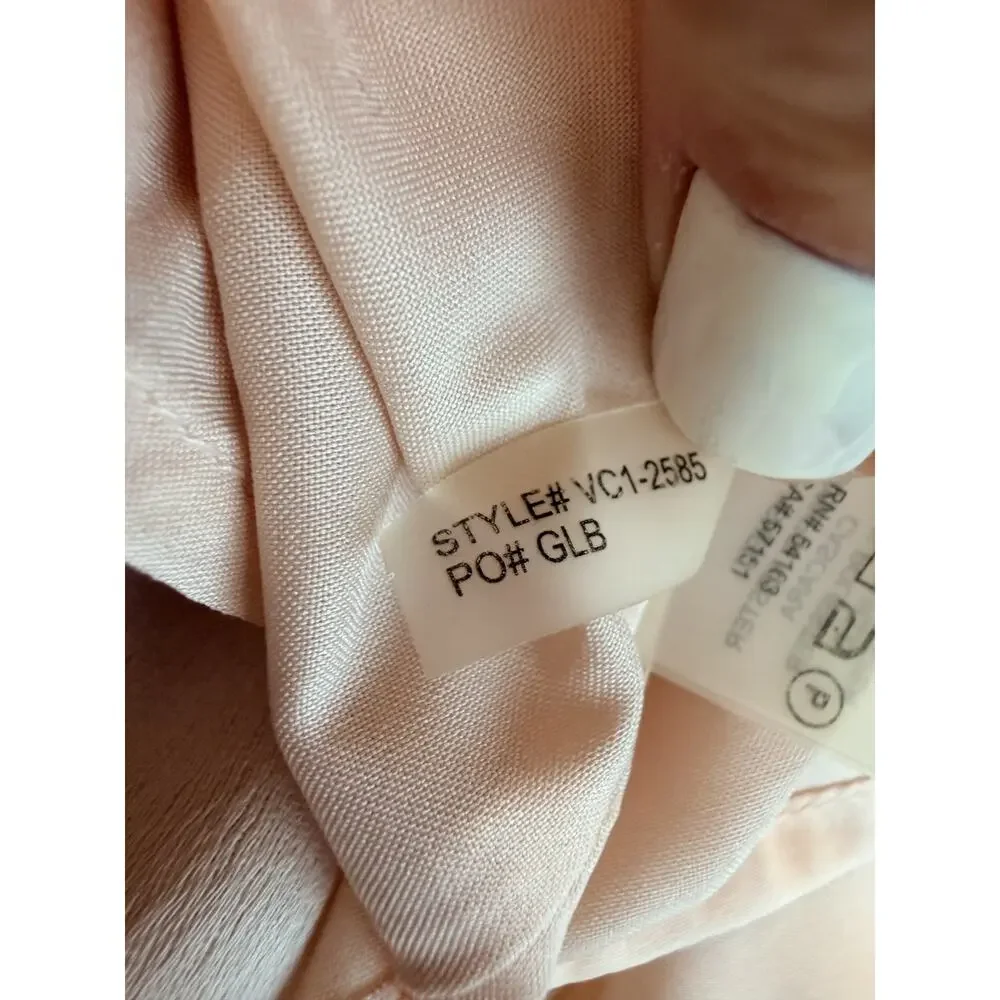 Vince Camuto Cap Sleeve Midi Dress In a Pretty Pale Blush - Size 10, NWOT