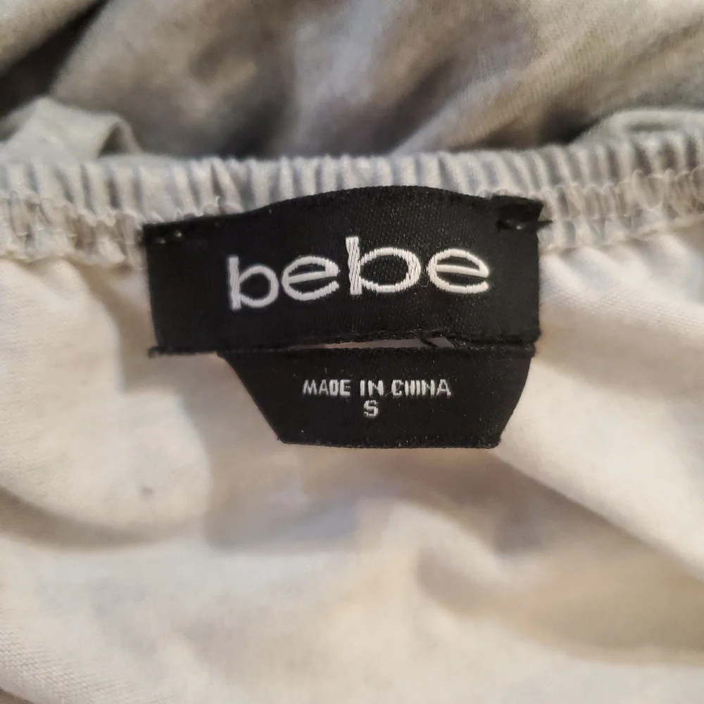 bebe silver gray