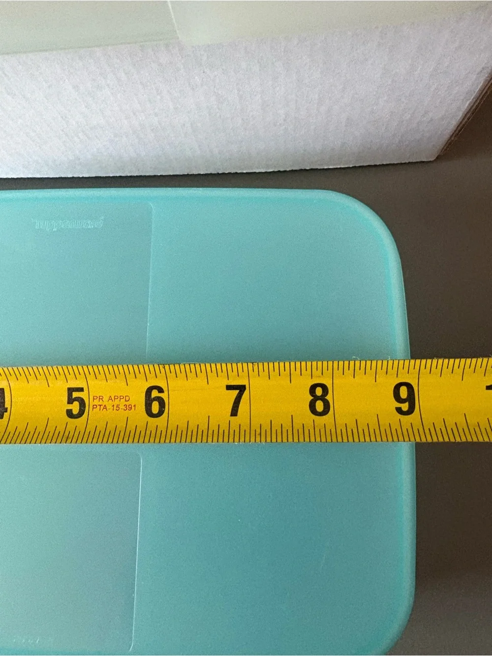 Tupperware Freezer Mates Set of 2 Rectangular Storage Containers Teal Aqua