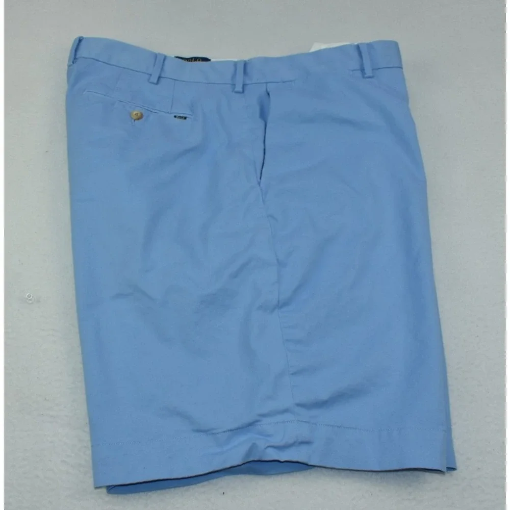 Polo Ralph Lauren  Stretch Classic Fit Men Shorts Size 42 Chino Blue Flat Casual