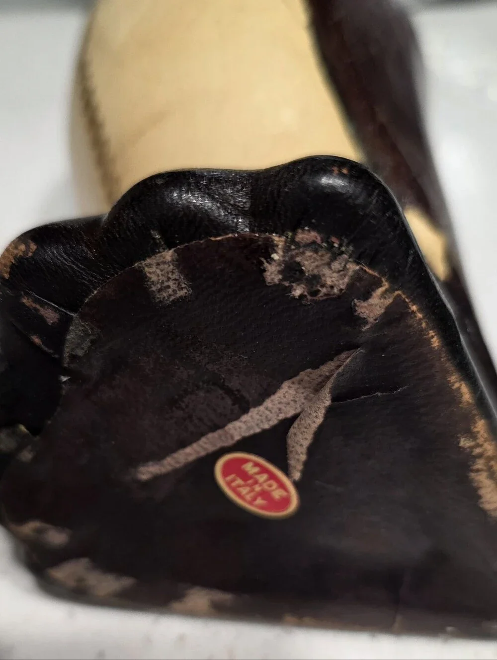 60s Leather Chianti Penguin Decanter Bottle this came