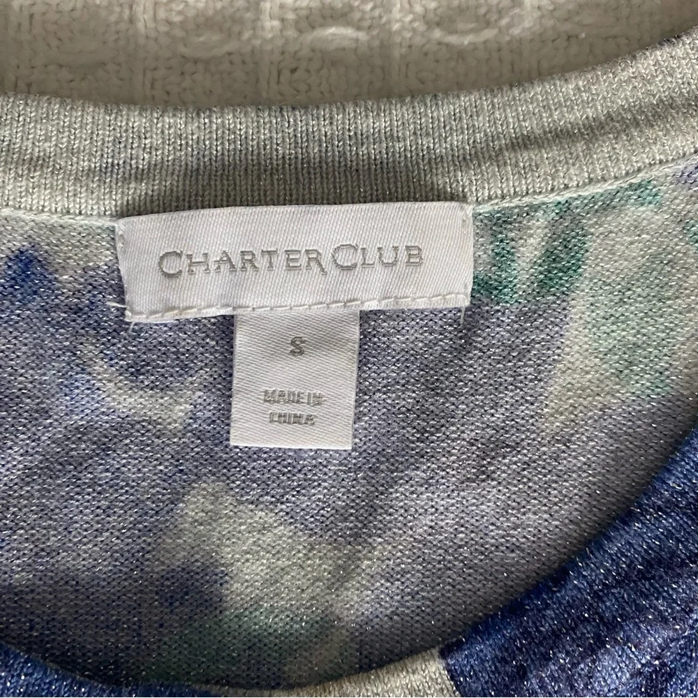 Charter Club green blue