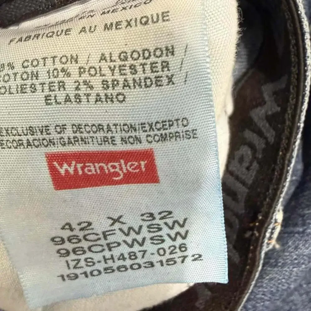 Wrangler blue denim
