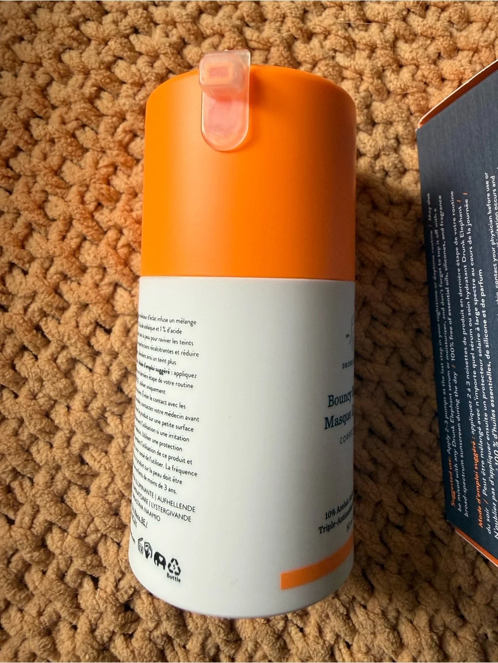Drunk Elephant brightening masque