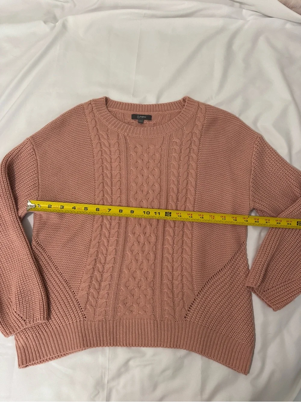 &merci cable knit