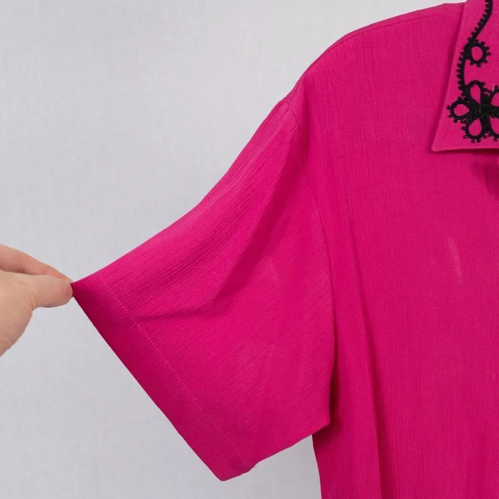 Vintage Koret Petite pink buttons down shirt size S