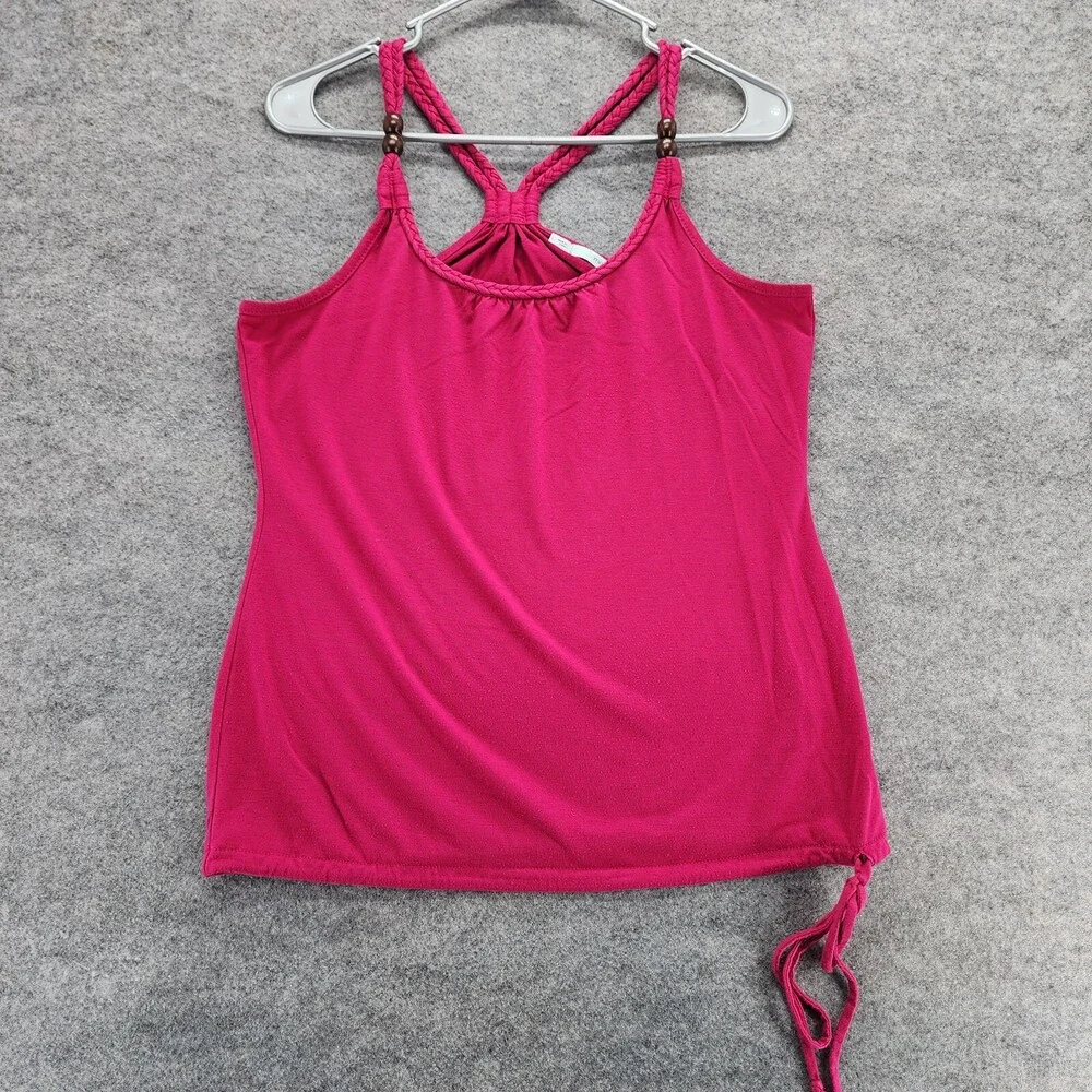Maurices Shirt Womens Large Red Sleeveless Tank Top